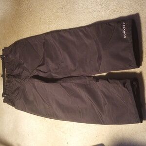 Men's Vintage Black Columbia Convert Waterproof Snow Pants - Size M